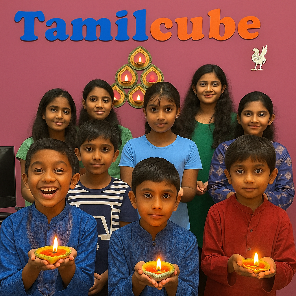 Tamil tuition Singapore – students at Tamilcube Learning Centre